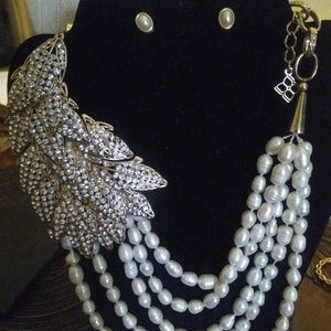 Necklace and earrings set